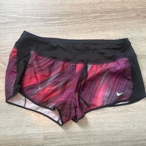 Nike Women's Athletic Shorts in Black and Pink